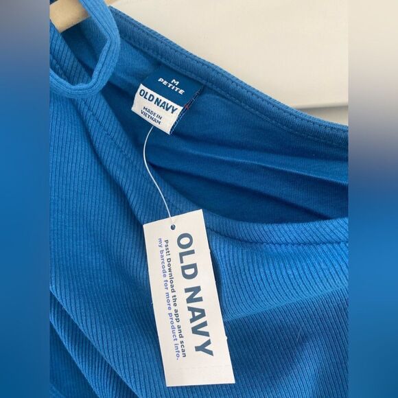 Blue One-Shoulder Dress - Picture 4 of 6